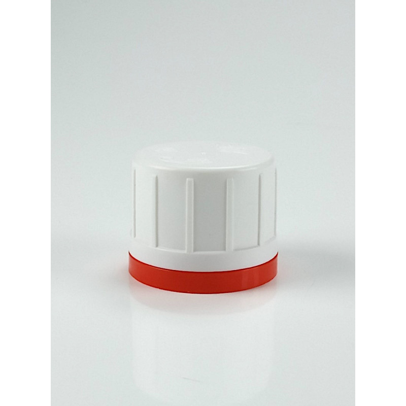 BOUCHON DEGAZAGE PP BLANC/ROUGE INVIOLABLE SECURITE ENFANT