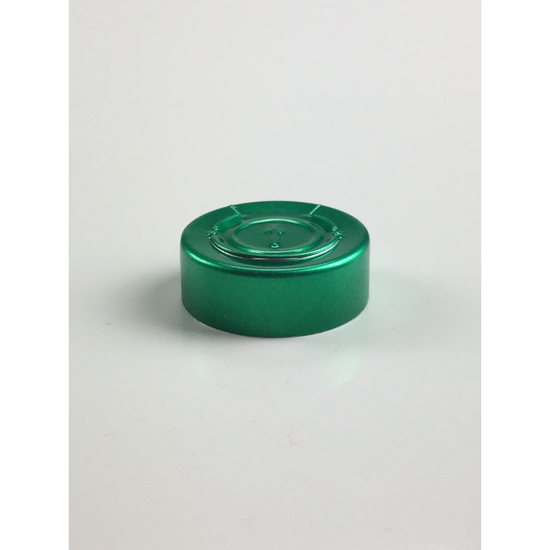 CAPSULE 20MM DECHIRABLE A FLECHE ALU VERNIS VERT 