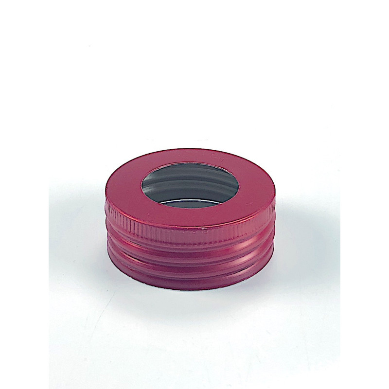 CAPSULE A VIS PERFOREE ALUMNIUM 42MM ROUGE