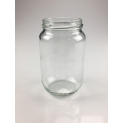POT INDUSTRIEL 370ML VERRE BLANC BAGUE TO63