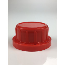 BOUCHON INVIOLABLE A VIS PP ROUGE JOINT MOUSSE PE