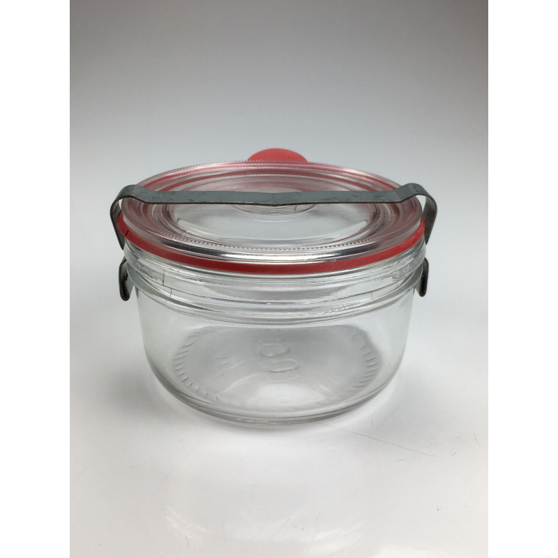 Flacon verre transparent 250 ml avec pompe crème