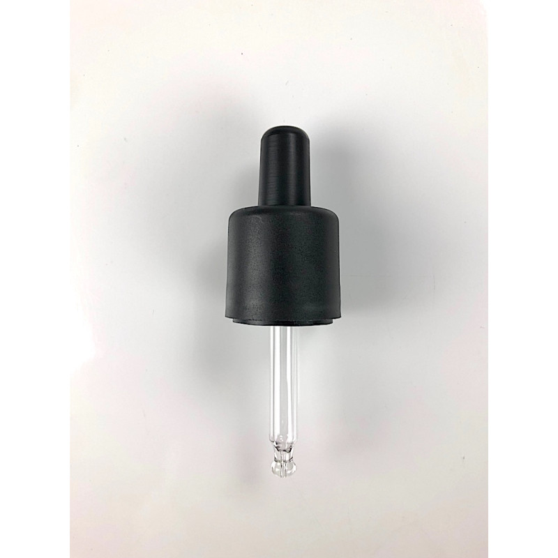 Compte-gouttes 3 pièces noir DIN18 inviolable sécurité enfant pour flacon gouttes 5ml Compte-gouttes 3 pièces noir DIN18 inviolable sécurité enfant pour flacon gouttes 5ml