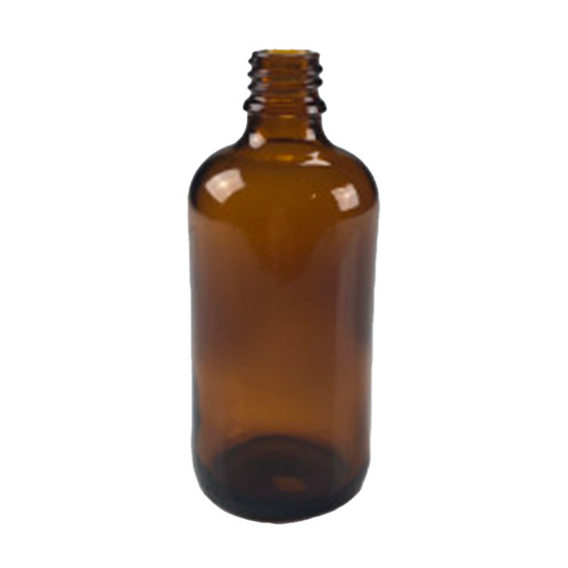 FLACON GOUTTES 100ML VERRE JAUNE BAGUE DIN18 FLACON GOUTTES 100ML VERRE JAUNE BAGUE DIN18