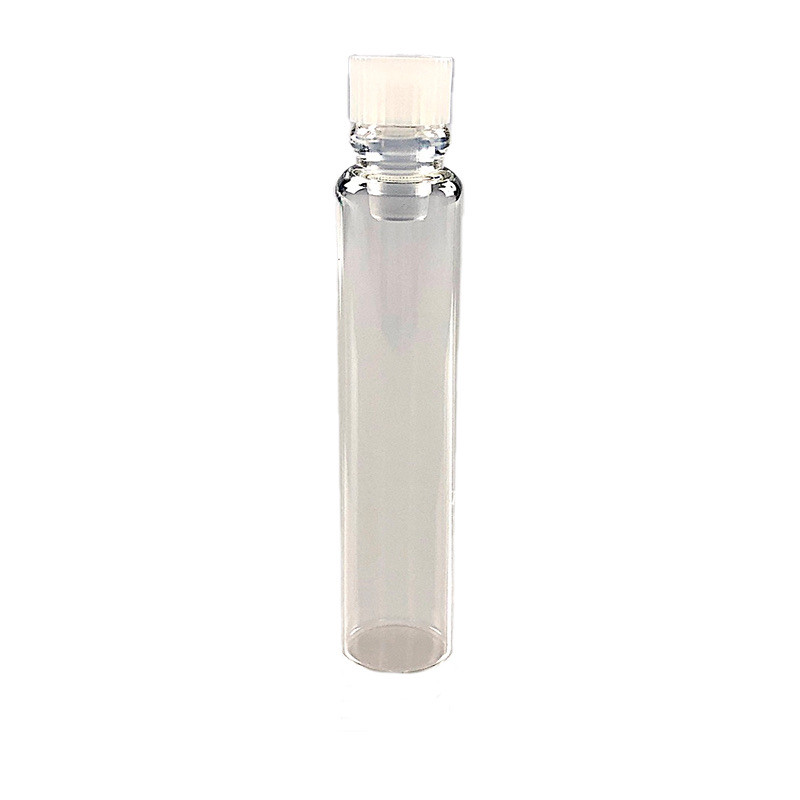 Flacon "échantillon" 2ml verre blanc avec bouchon pression Flacon "échantillon" 2ml verre blanc avec bouchon pression