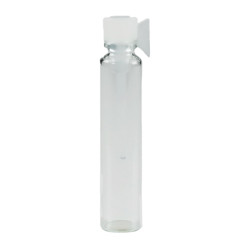 Flacon "échantillon" 2ml + bouchon clip à tige naturel