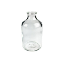 FLACON ANTIBIOTIQUE 50ML VERRE BLANC BAGUE WI20