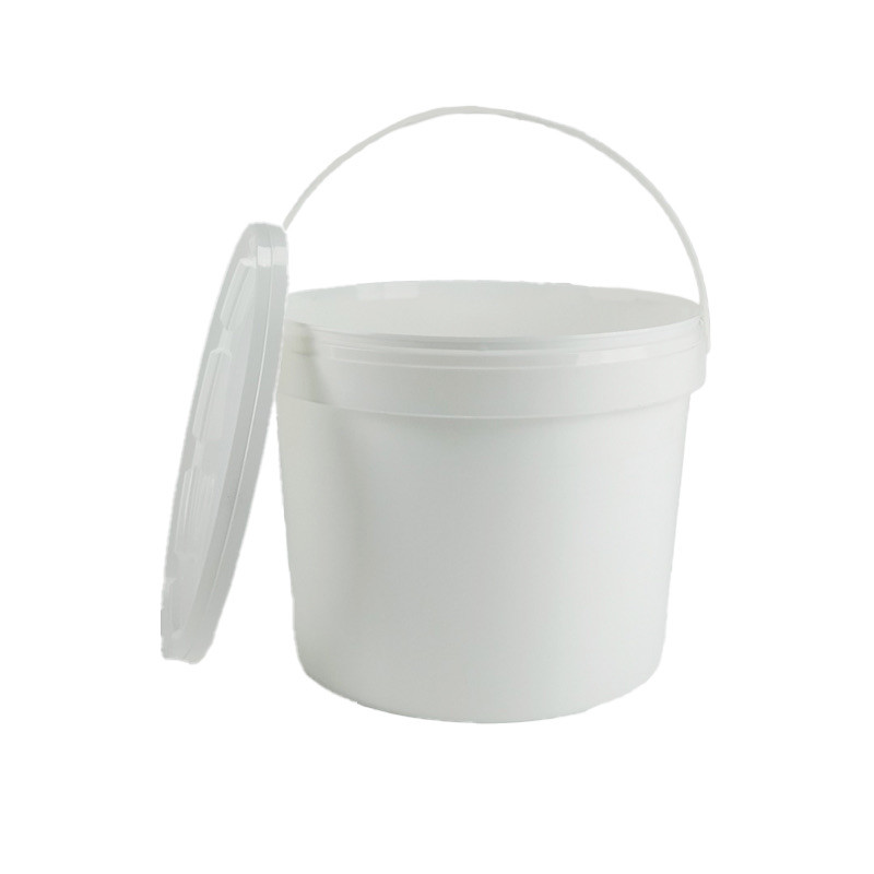 Seau plastique blanc 3,2L + couvercle Seau plastique blanc 3,2L + couvercle