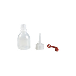 FLACON CONIQUE 20ML CE PEBD NATUREL AVEC BOUCHON