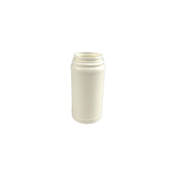 POT ROND CLIPABLE INVIOLABLE 350ML PEHD BLANC BAGUE CI59