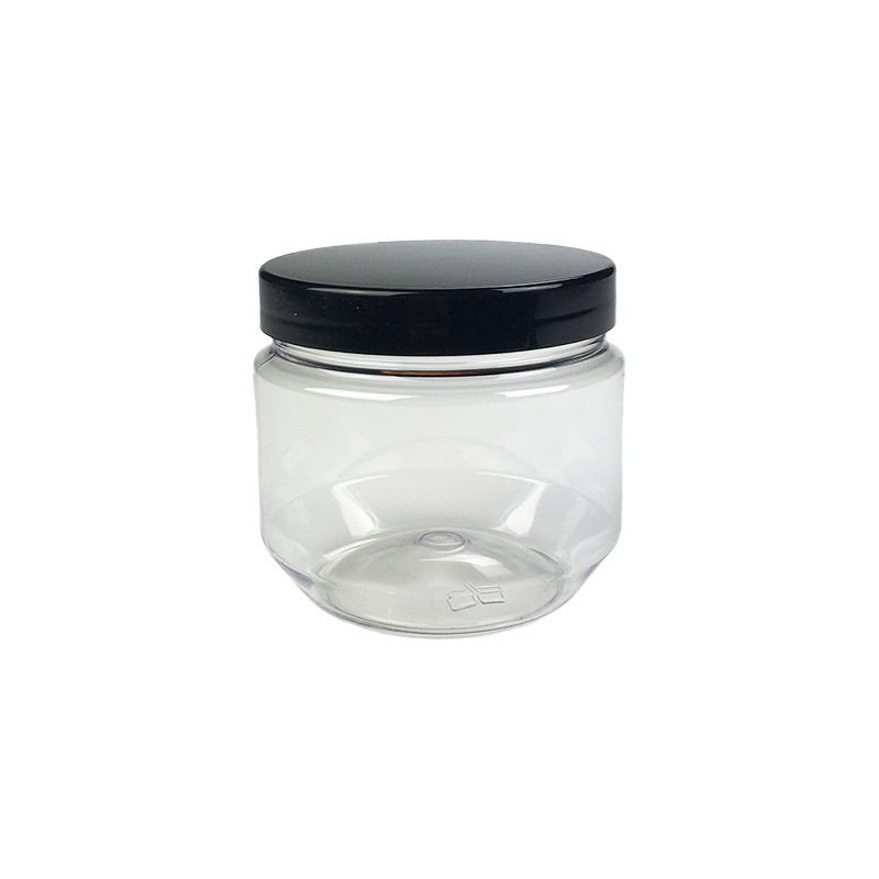 POT CLASSIC ROUND 200ML PET CRISTAL + COUVERCLE NOIR AUTOJOINTANT POT CLASSIC ROUND 200ML PET CRISTAL + COUVERCLE NOIR AUTOJOINTANT