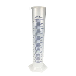 EPROUVETTE 2000ML PP NATUREL FORME HAUTE GRADUE BLEU