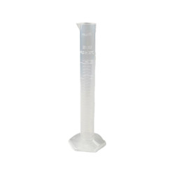 Eprouvette PP naturel 25 ml graduée