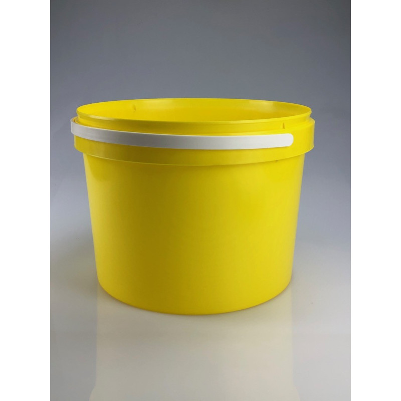 Seau conique 8,6 litres jaune