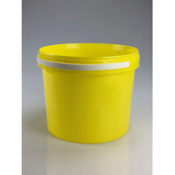 Seau conique 5,2 litres jaune 