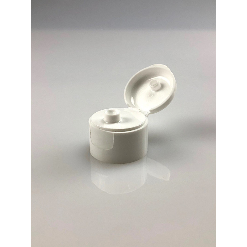 CAPSULE BLANCHE FLIP TOP  28/410 TROU DE 2,5MM